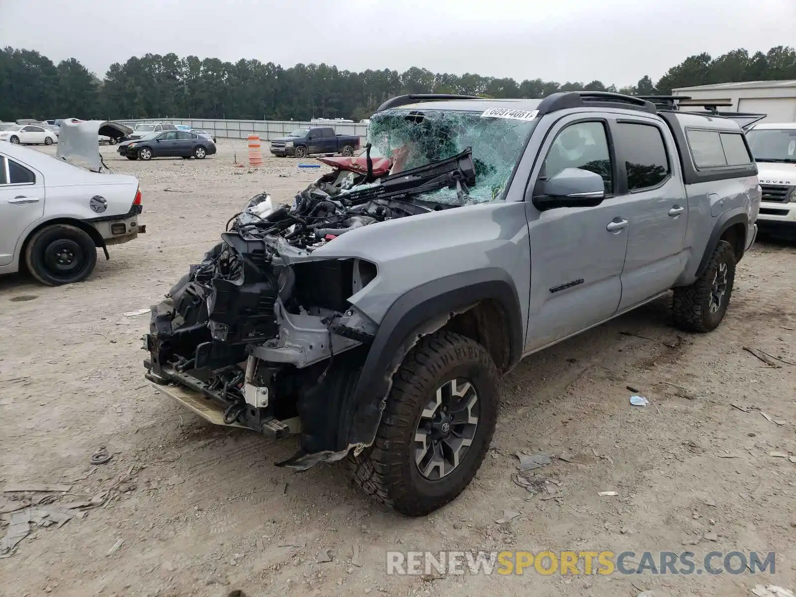 2 Photograph of a damaged car 3TMDZ5BN6LM090852 TOYOTA TACOMA 2020