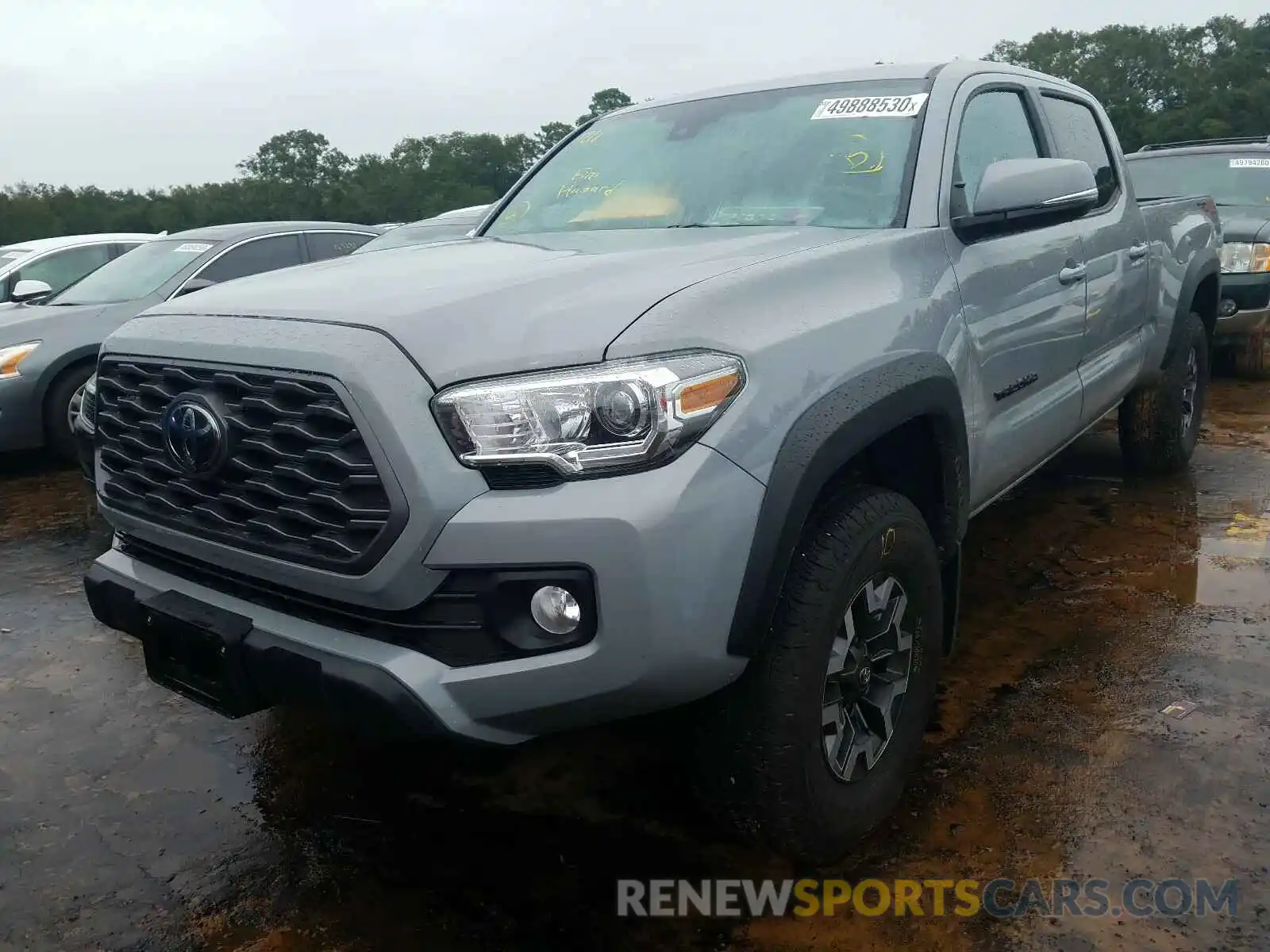 2 Photograph of a damaged car 3TMDZ5BN6LM091760 TOYOTA TACOMA 2020