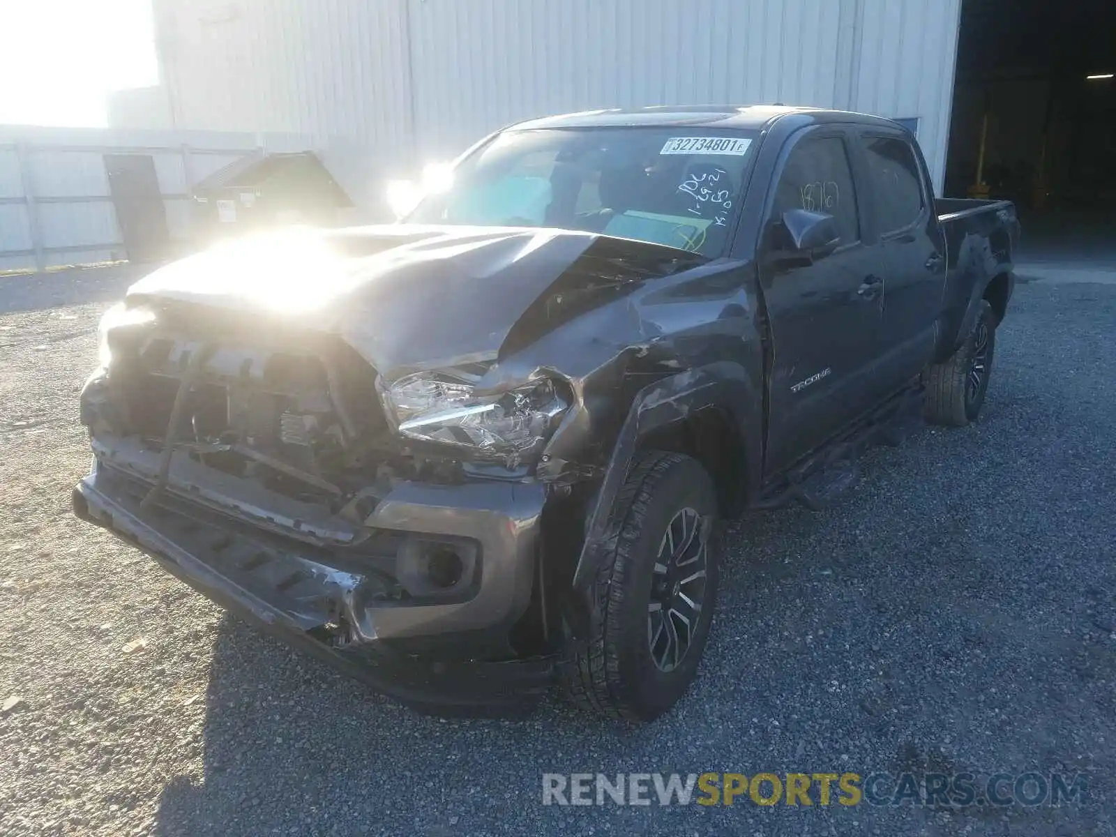 2 Photograph of a damaged car 3TMDZ5BN7LM085305 TOYOTA TACOMA 2020