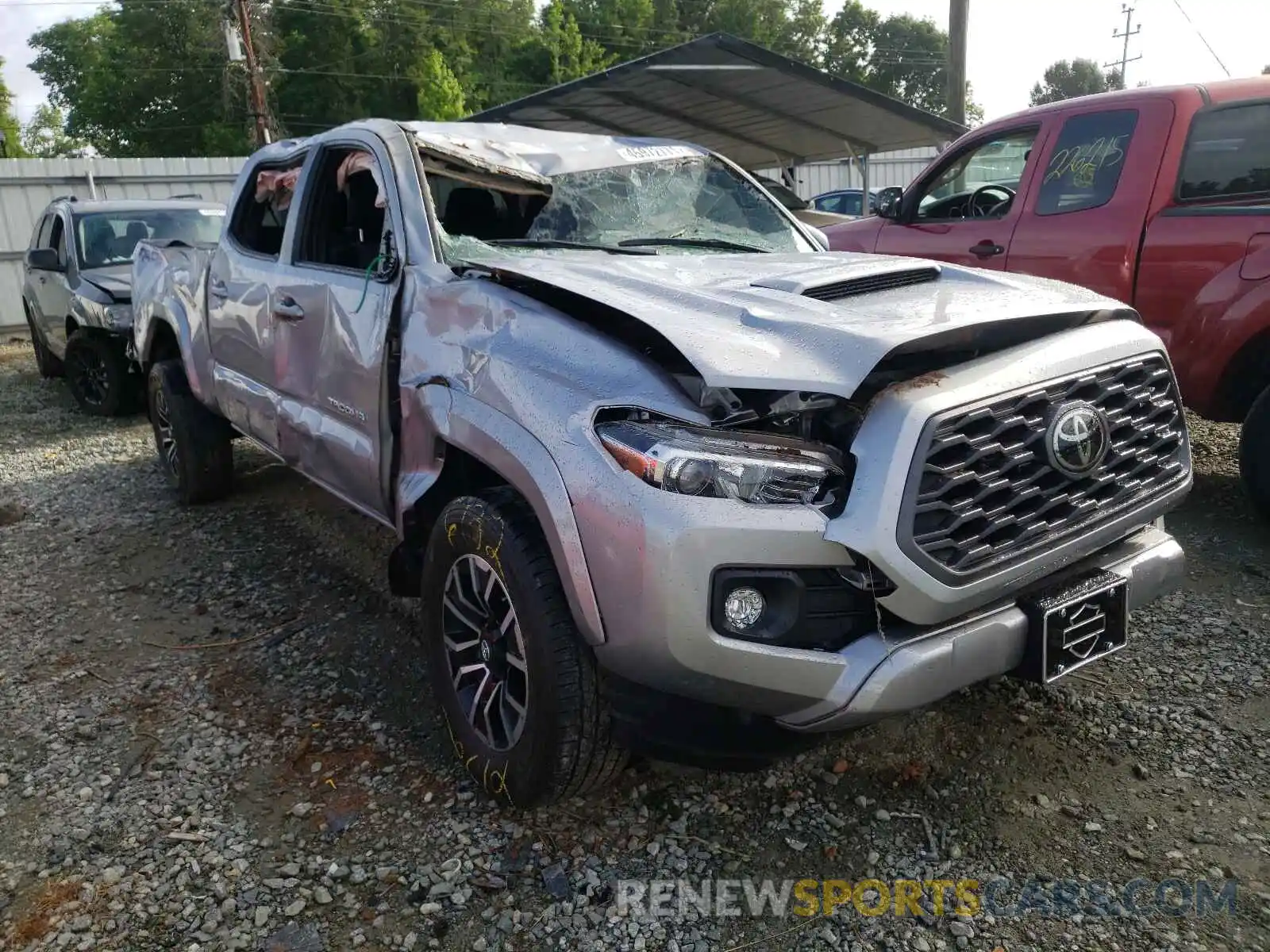 1 Photograph of a damaged car 3TMDZ5BN7LM086339 TOYOTA TACOMA 2020