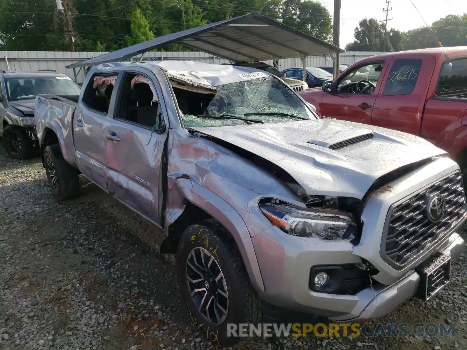 9 Photograph of a damaged car 3TMDZ5BN7LM086339 TOYOTA TACOMA 2020