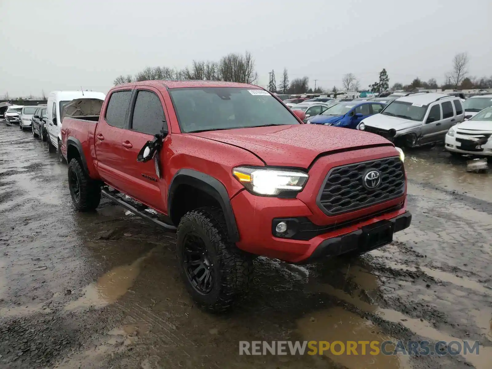 1 Photograph of a damaged car 3TMDZ5BN7LM086972 TOYOTA TACOMA 2020