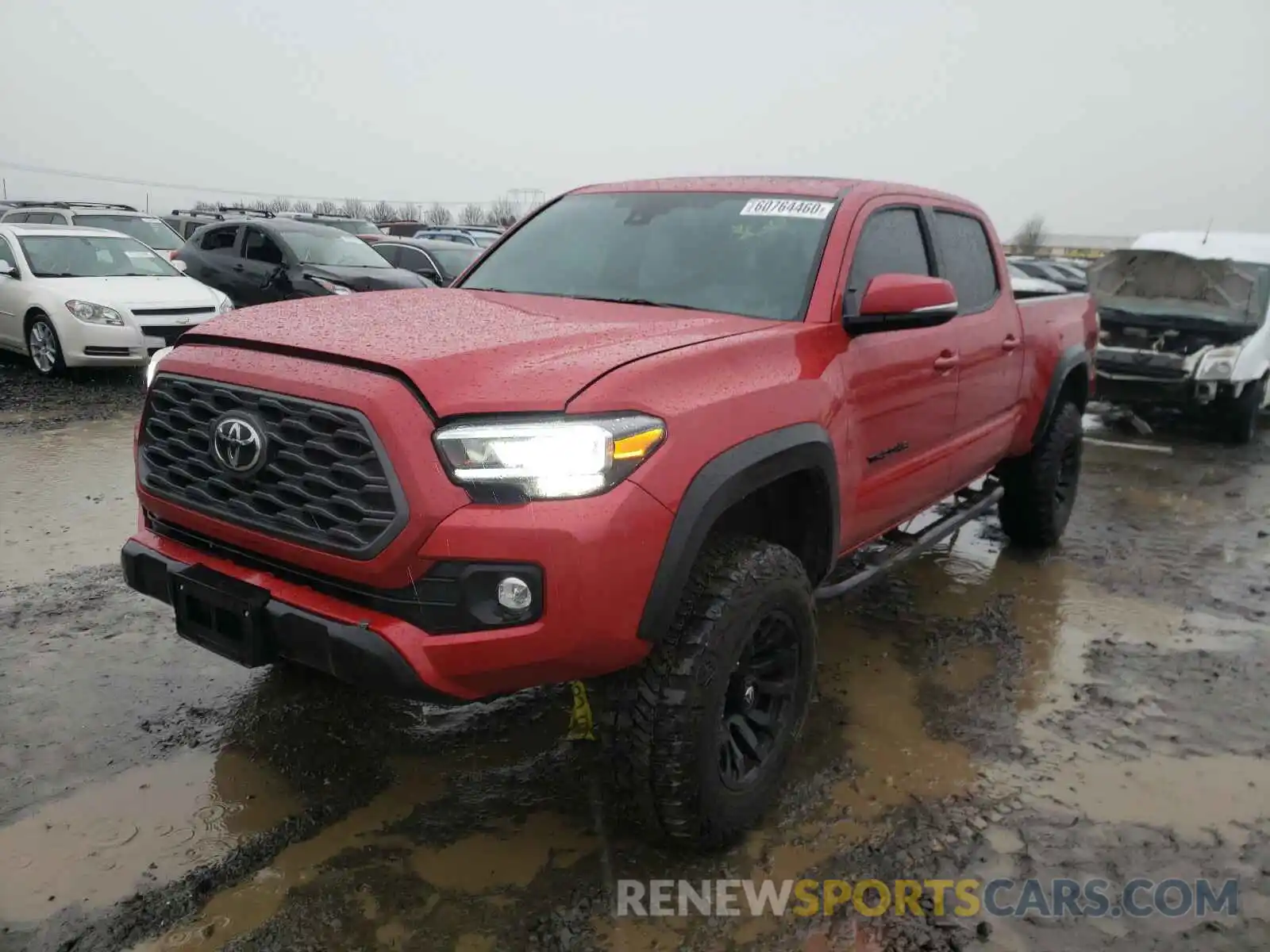 2 Photograph of a damaged car 3TMDZ5BN7LM086972 TOYOTA TACOMA 2020