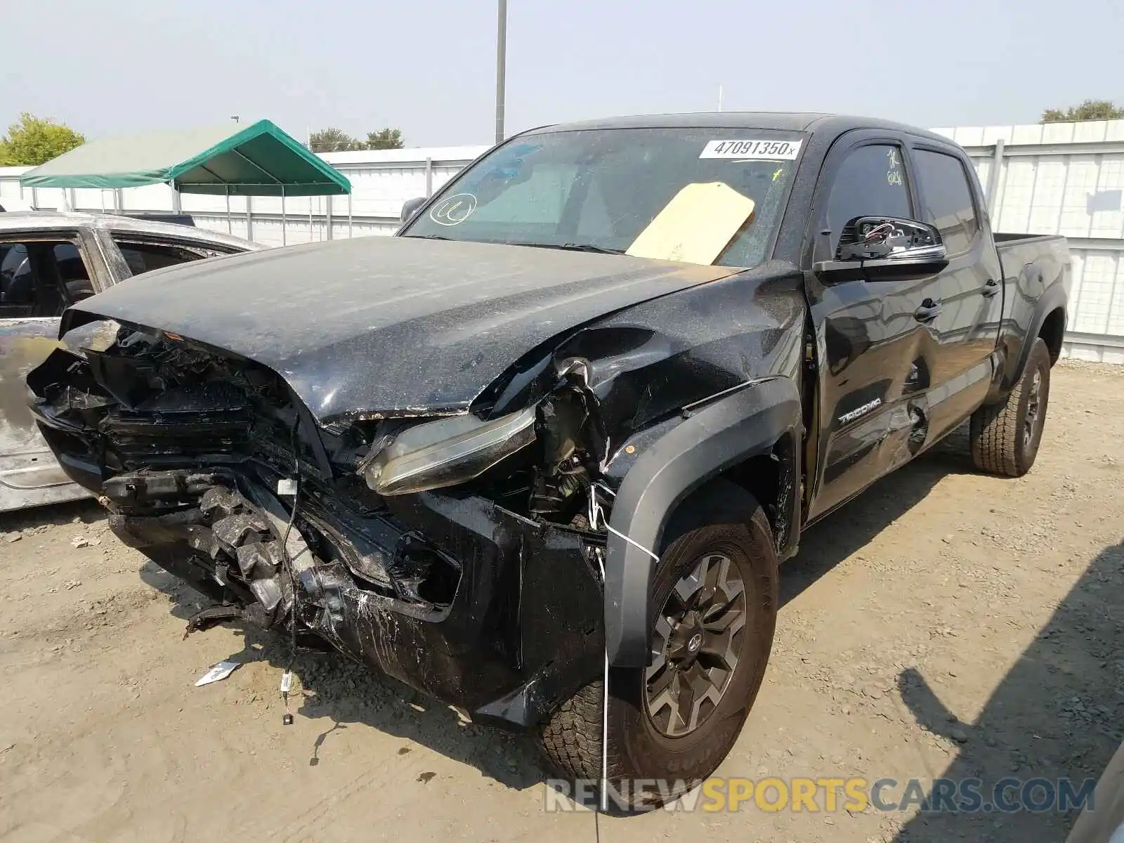 2 Photograph of a damaged car 3TMDZ5BN7LM090293 TOYOTA TACOMA 2020