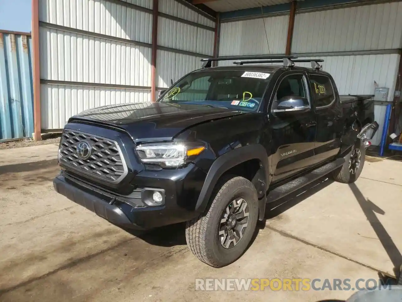 2 Photograph of a damaged car 3TMDZ5BN7LM097065 TOYOTA TACOMA 2020