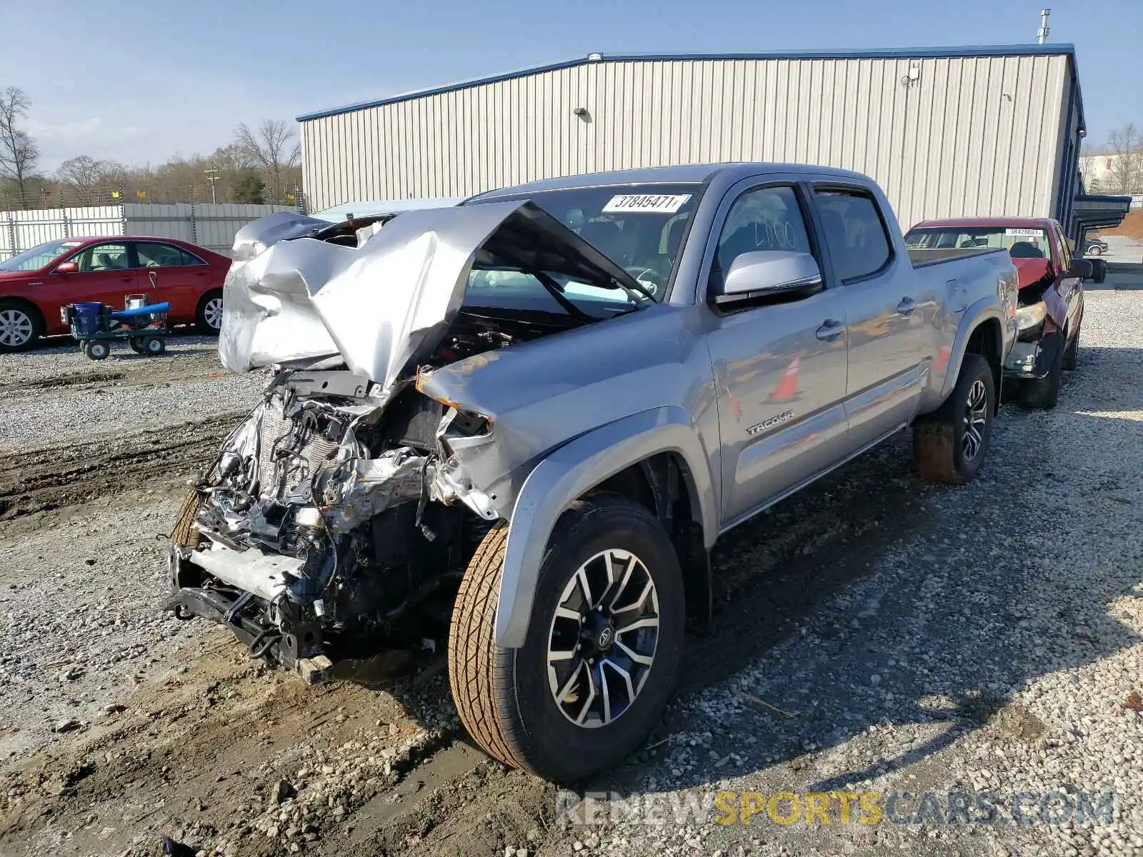 2 Photograph of a damaged car 3TMDZ5BN7LM098006 TOYOTA TACOMA 2020