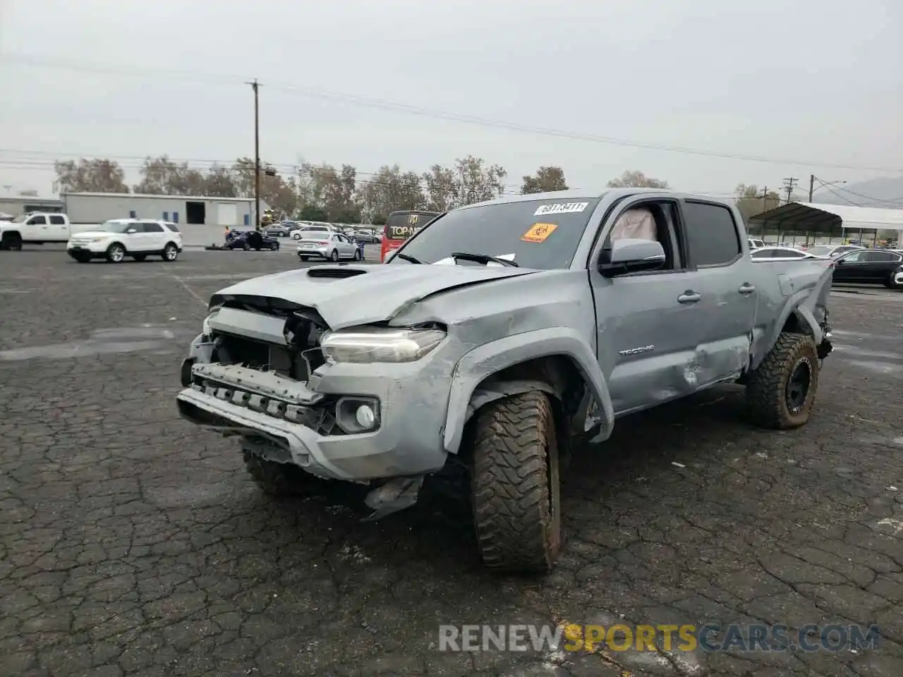 2 Photograph of a damaged car 3TMDZ5BN7LM098295 TOYOTA TACOMA 2020