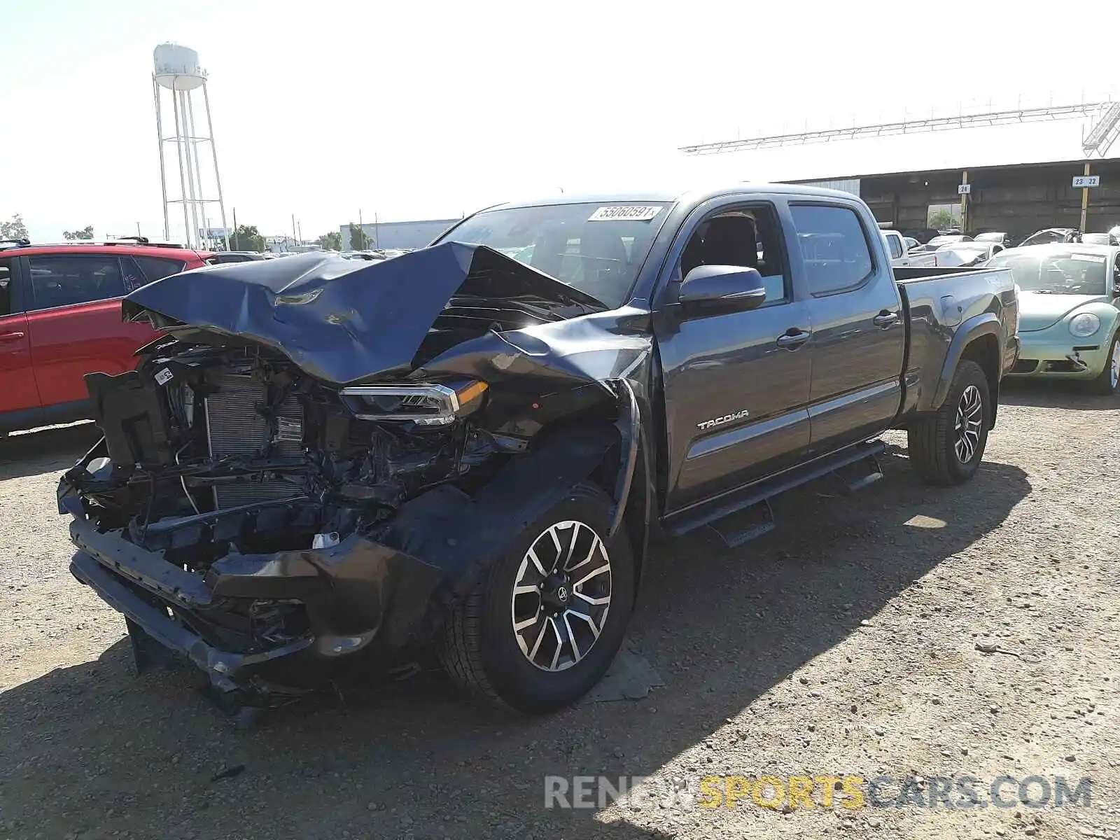 2 Photograph of a damaged car 3TMDZ5BN8LM089587 TOYOTA TACOMA 2020