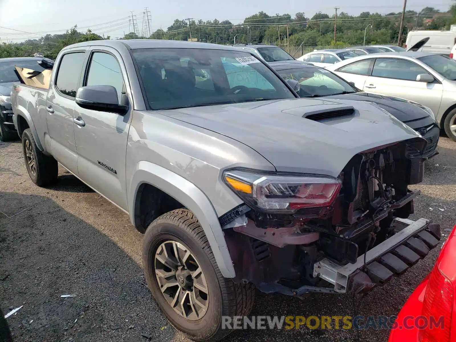 1 Photograph of a damaged car 3TMDZ5BN8LM092425 TOYOTA TACOMA 2020