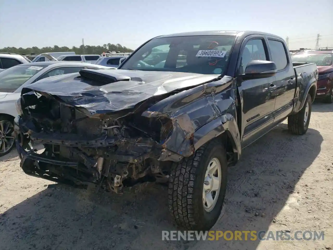 2 Photograph of a damaged car 3TMDZ5BN8LM092439 TOYOTA TACOMA 2020