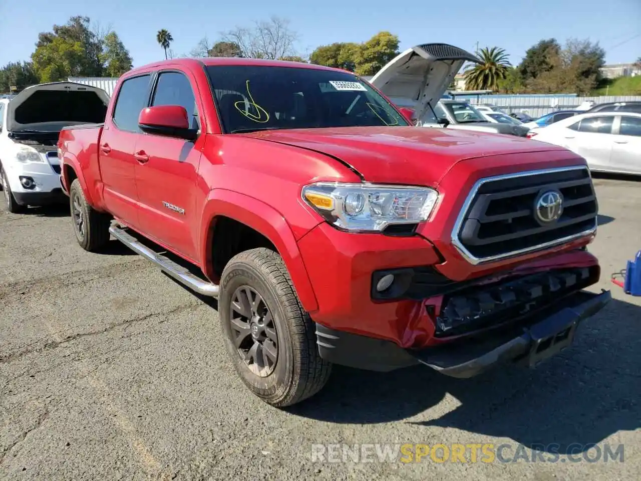 1 Photograph of a damaged car 3TMDZ5BN8LM092960 TOYOTA TACOMA 2020