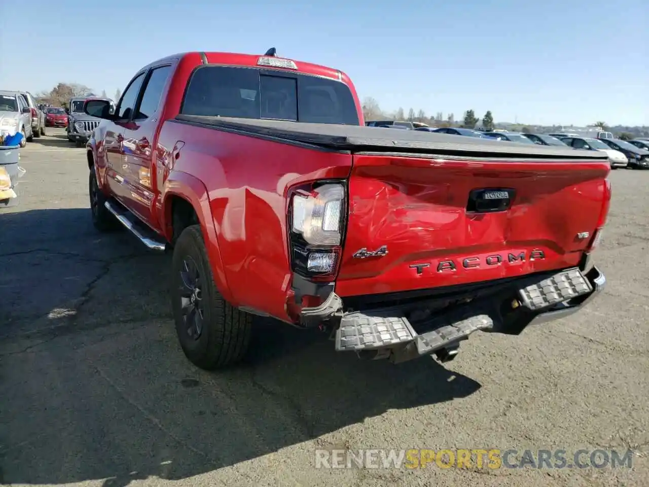 3 Photograph of a damaged car 3TMDZ5BN8LM092960 TOYOTA TACOMA 2020