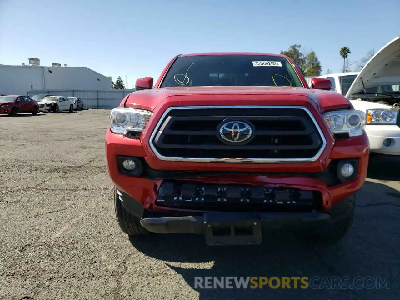 9 Photograph of a damaged car 3TMDZ5BN8LM092960 TOYOTA TACOMA 2020