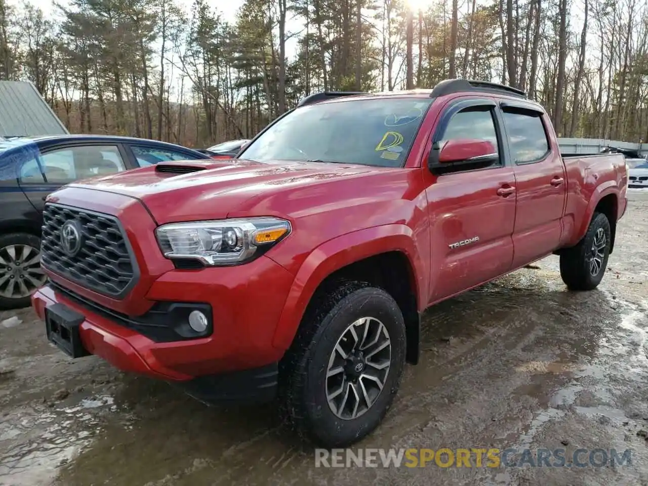 2 Photograph of a damaged car 3TMDZ5BN8LM093770 TOYOTA TACOMA 2020