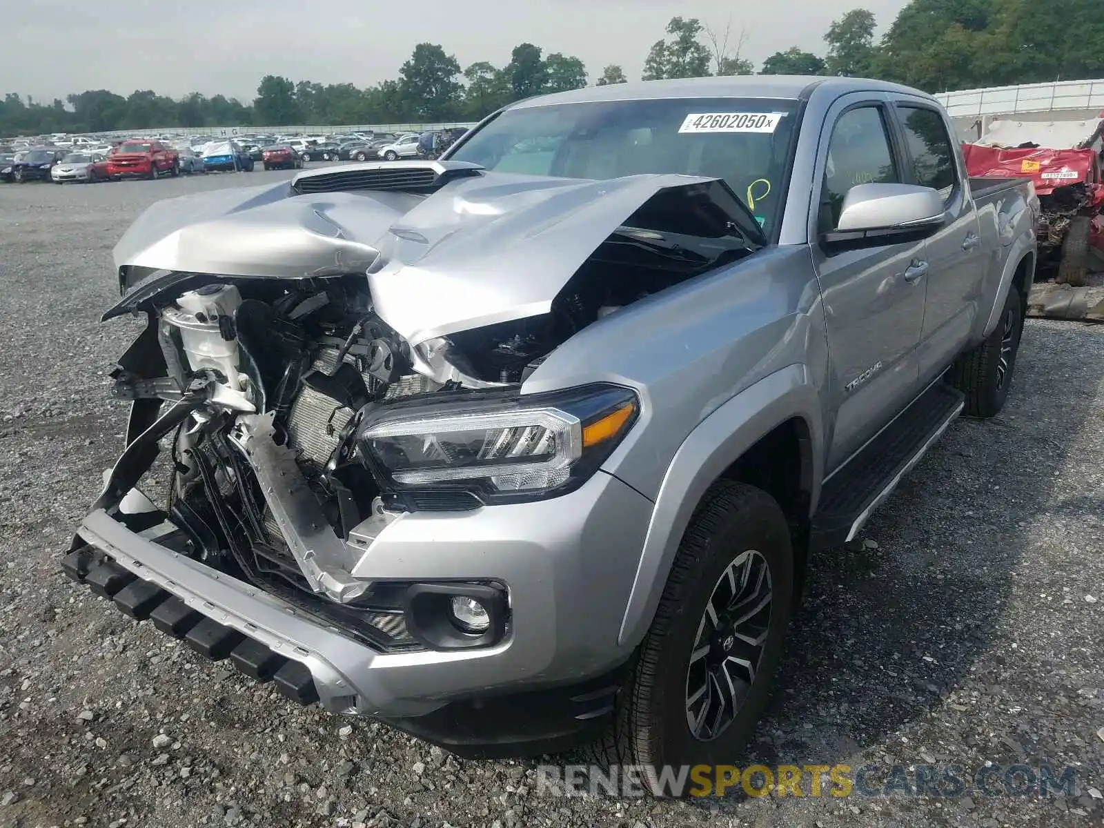 2 Photograph of a damaged car 3TMDZ5BN9LM081188 TOYOTA TACOMA 2020