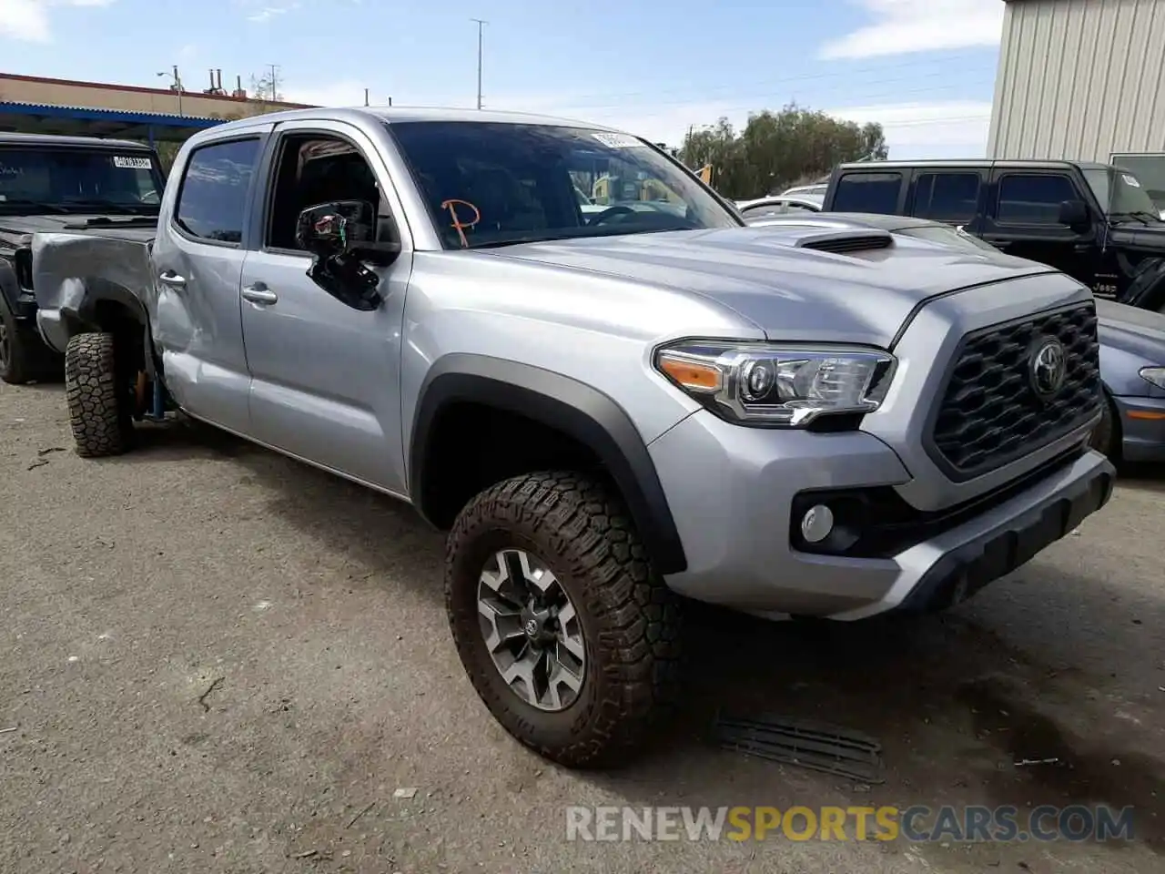 1 Photograph of a damaged car 3TMDZ5BN9LM084916 TOYOTA TACOMA 2020