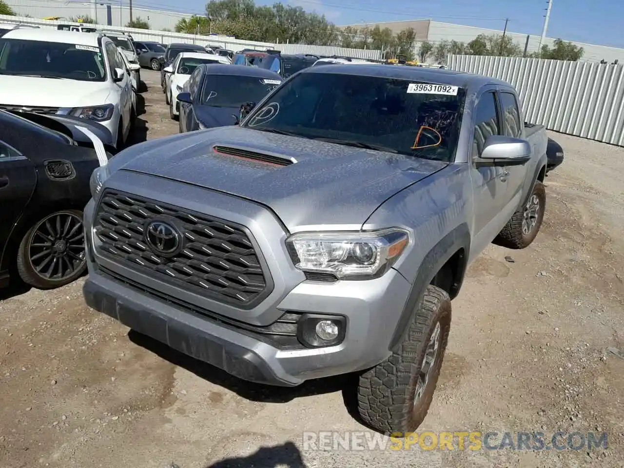 2 Photograph of a damaged car 3TMDZ5BN9LM084916 TOYOTA TACOMA 2020