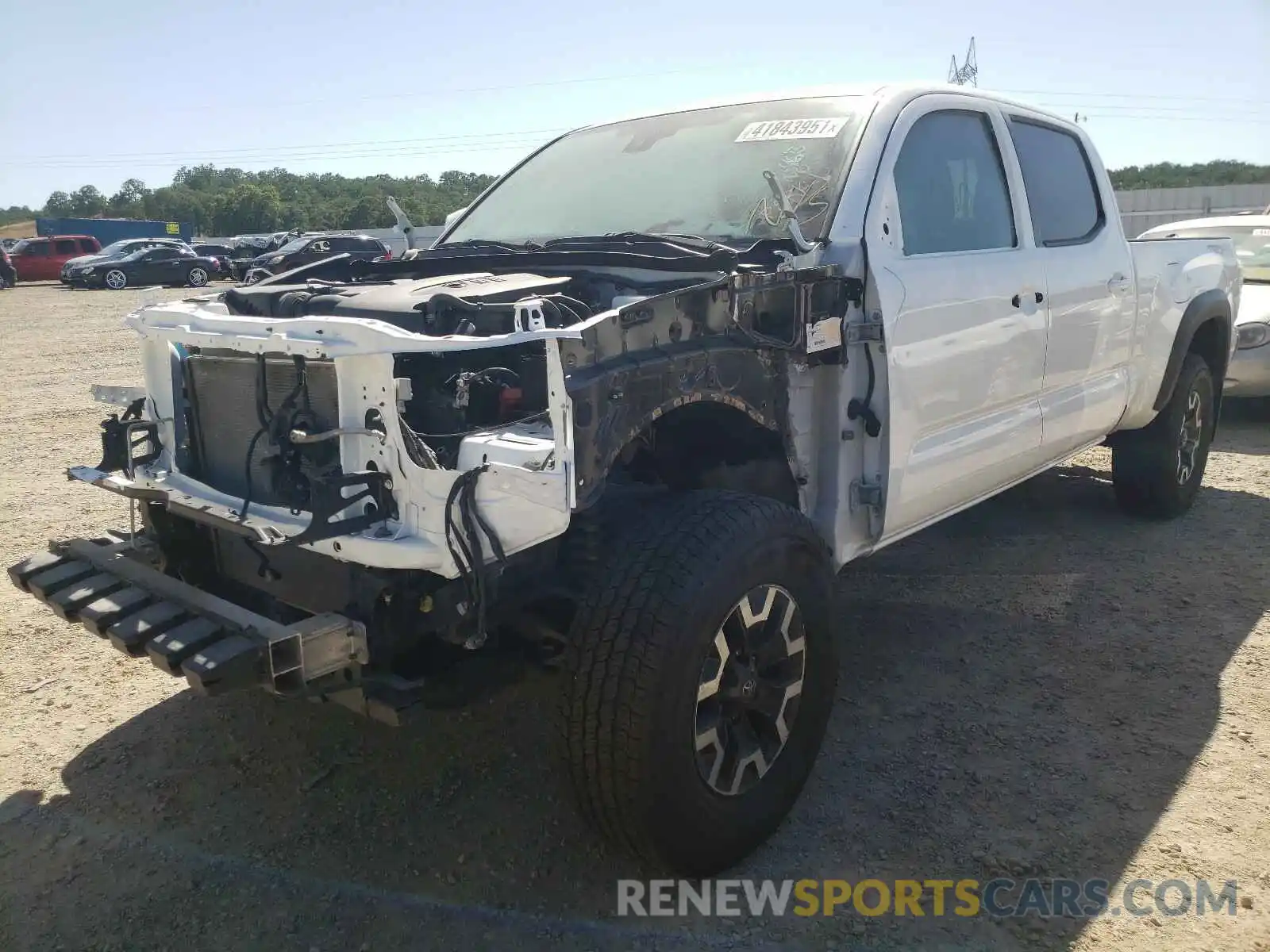 2 Photograph of a damaged car 3TMDZ5BN9LM090571 TOYOTA TACOMA 2020