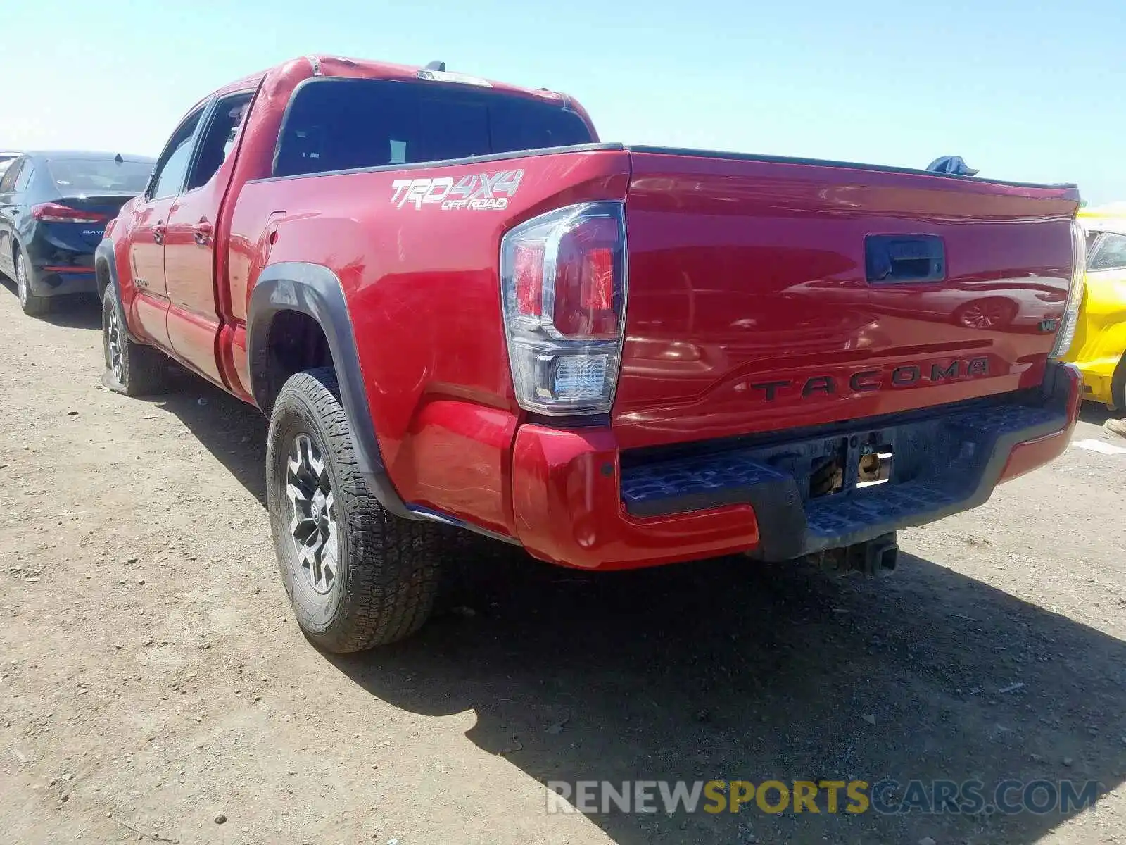 3 Photograph of a damaged car 3TMDZ5BNXLM080275 TOYOTA TACOMA 2020