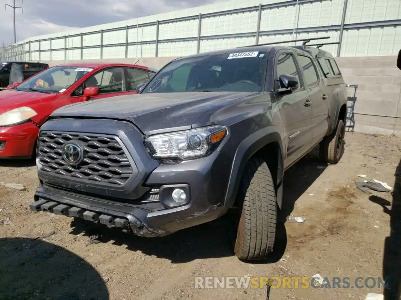 2 Photograph of a damaged car 3TMDZ5BNXLM082947 TOYOTA TACOMA 2020