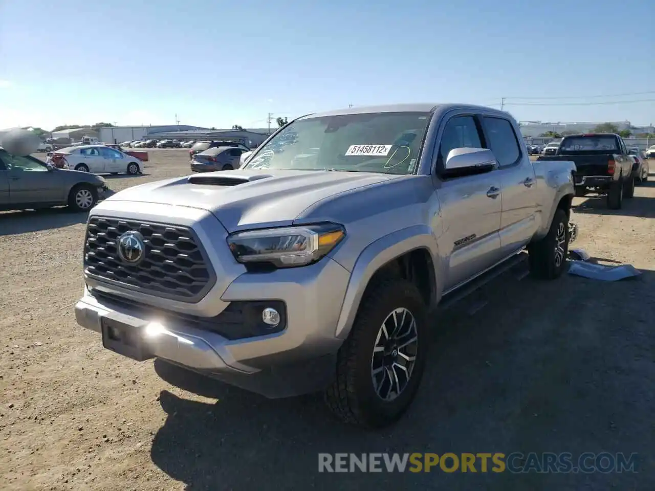 2 Photograph of a damaged car 3TMDZ5BNXLM083533 TOYOTA TACOMA 2020