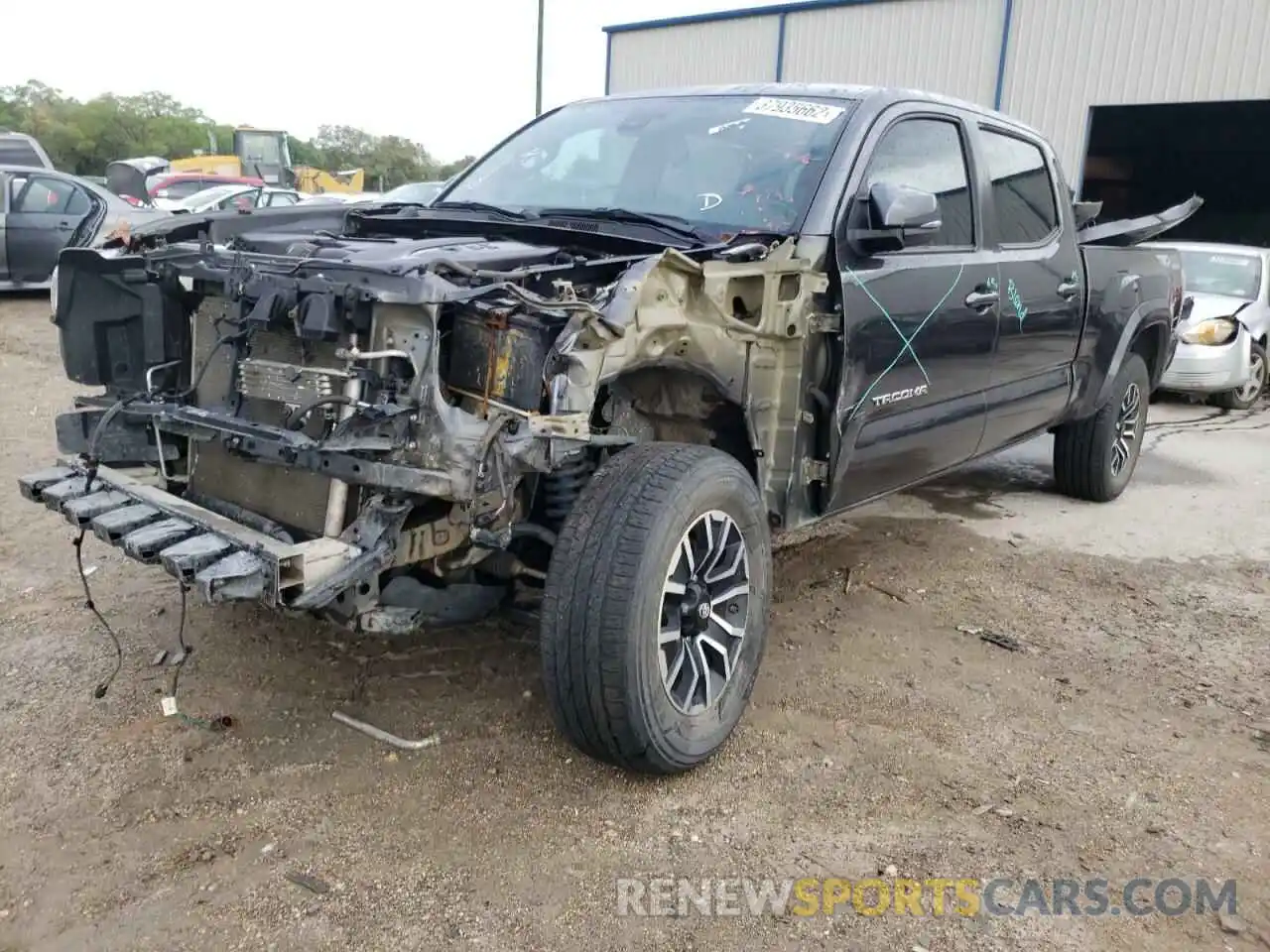 2 Photograph of a damaged car 3TMDZ5BNXLM087470 TOYOTA TACOMA 2020