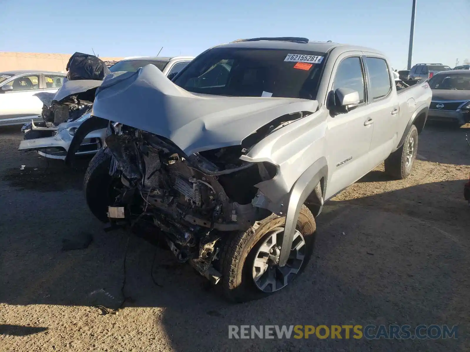 2 Photograph of a damaged car 3TMDZ5BNXLM088540 TOYOTA TACOMA 2020