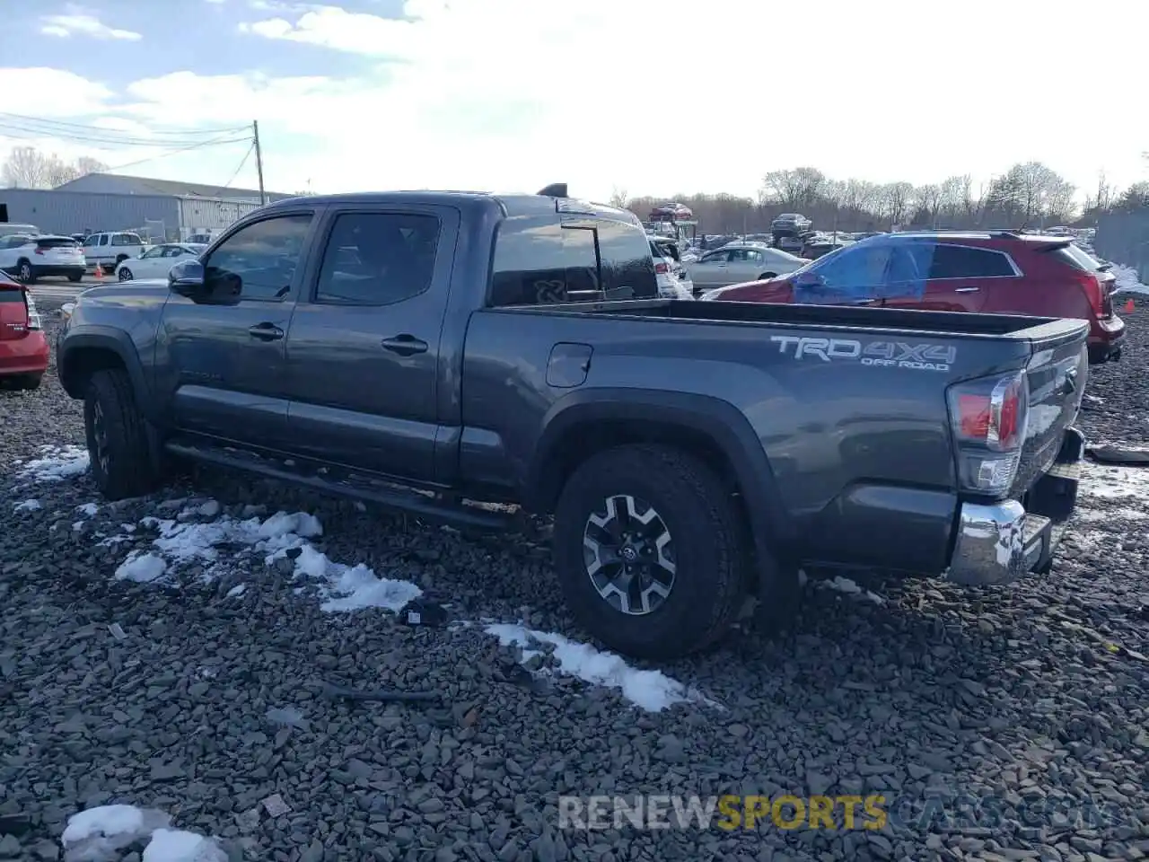 2 Photograph of a damaged car 3TMDZ5BNXLM091647 TOYOTA TACOMA 2020