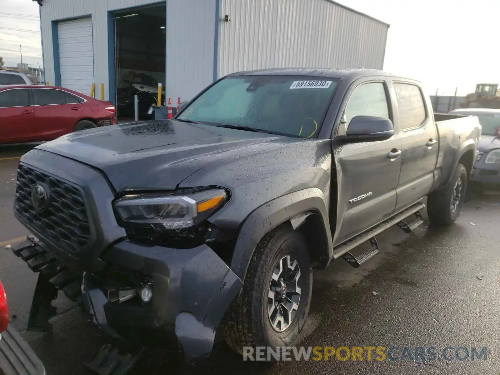 2 Photograph of a damaged car 3TMDZ5BNXLM096864 TOYOTA TACOMA 2020