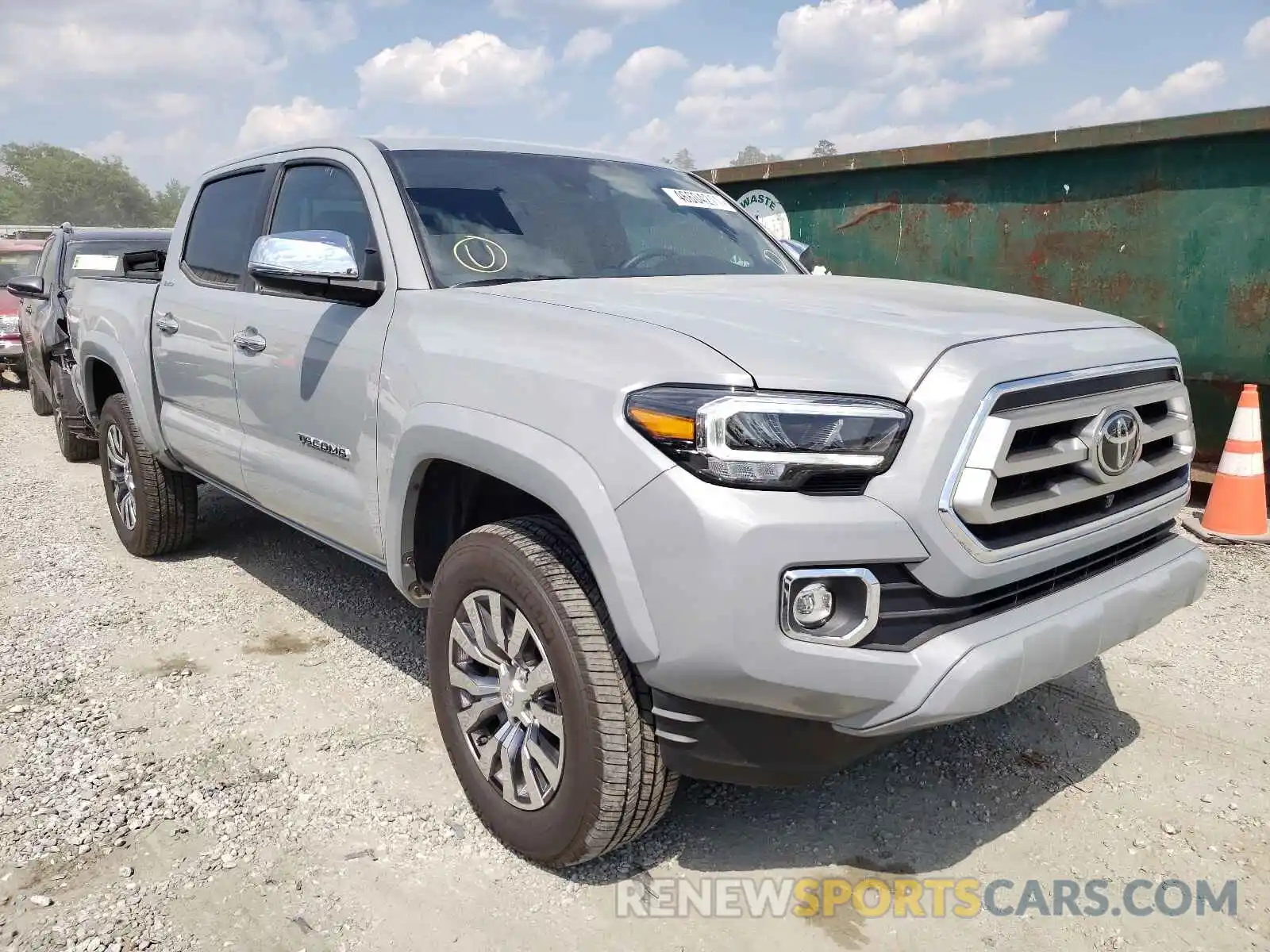 1 Photograph of a damaged car 3TMEZ5CN2LM122263 TOYOTA TACOMA 2020