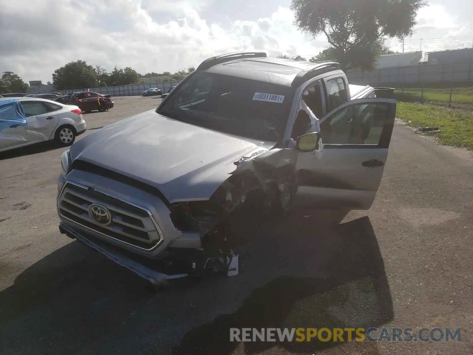 2 Photograph of a damaged car 3TMEZ5CN9LM137407 TOYOTA TACOMA 2020