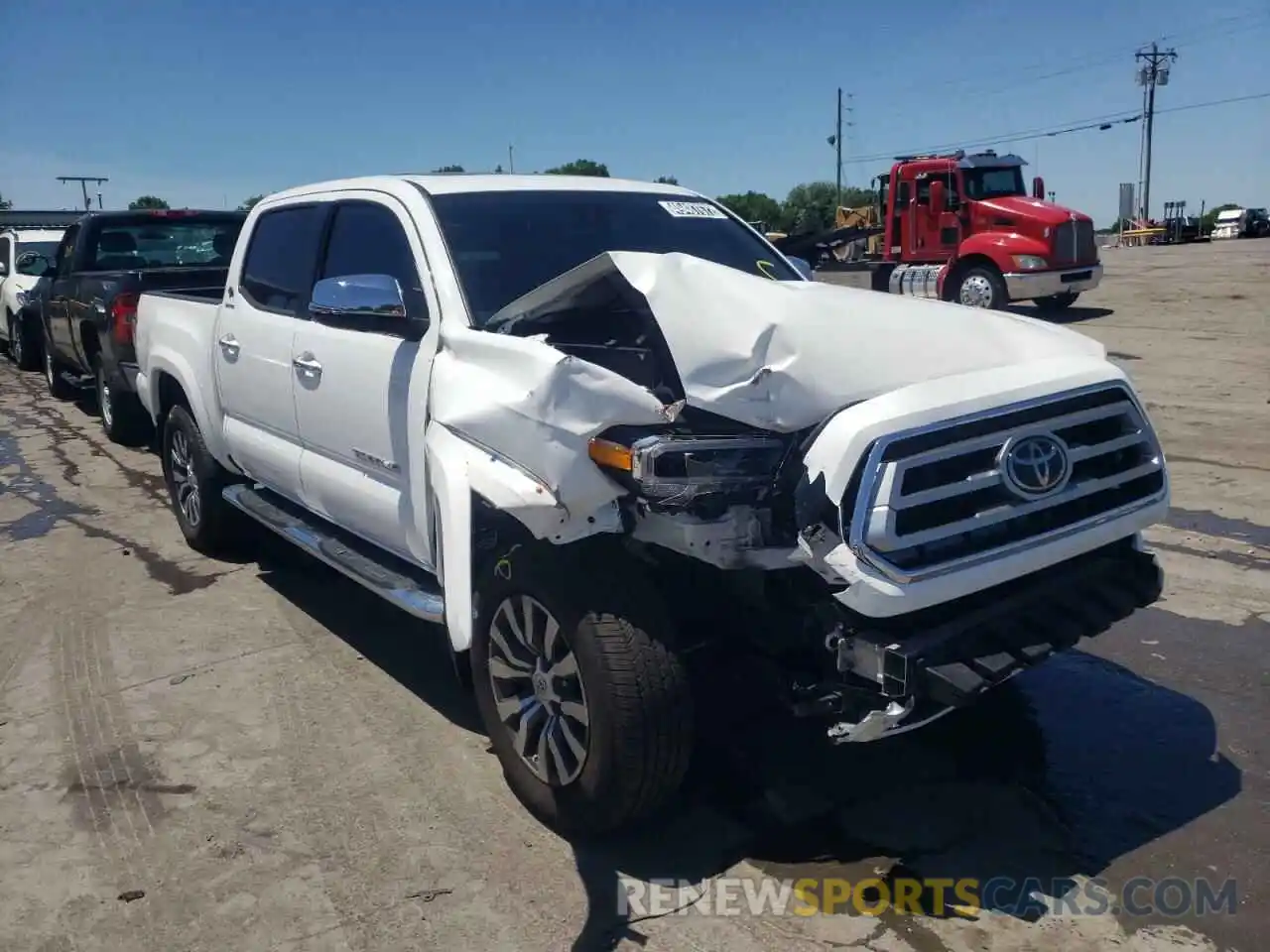 1 Photograph of a damaged car 3TMGZ5AN0LM316317 TOYOTA TACOMA 2020