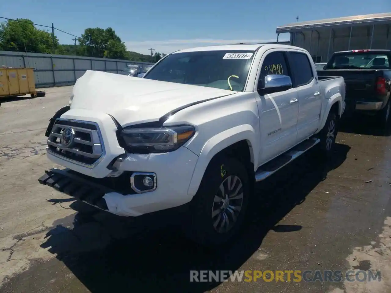 2 Photograph of a damaged car 3TMGZ5AN0LM316317 TOYOTA TACOMA 2020