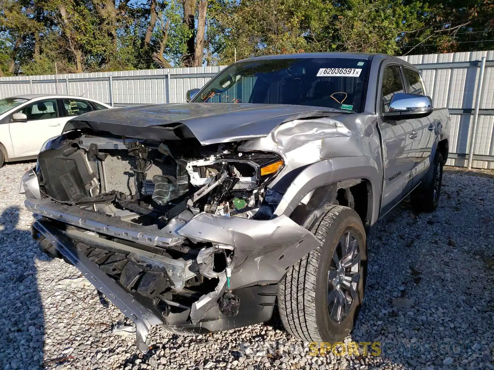 2 Photograph of a damaged car 3TMGZ5AN0LM324269 TOYOTA TACOMA 2020