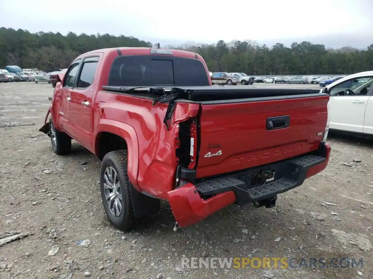 3 Photograph of a damaged car 3TMGZ5AN0LM361323 TOYOTA TACOMA 2020