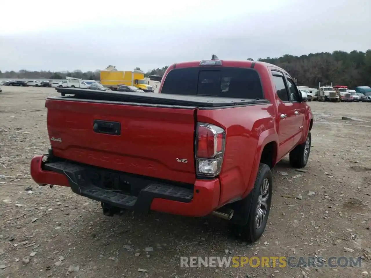 4 Photograph of a damaged car 3TMGZ5AN0LM361323 TOYOTA TACOMA 2020