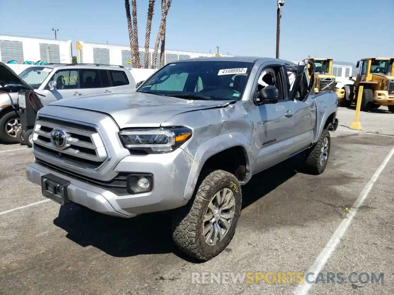 2 Photograph of a damaged car 3TMGZ5AN2LM293364 TOYOTA TACOMA 2020