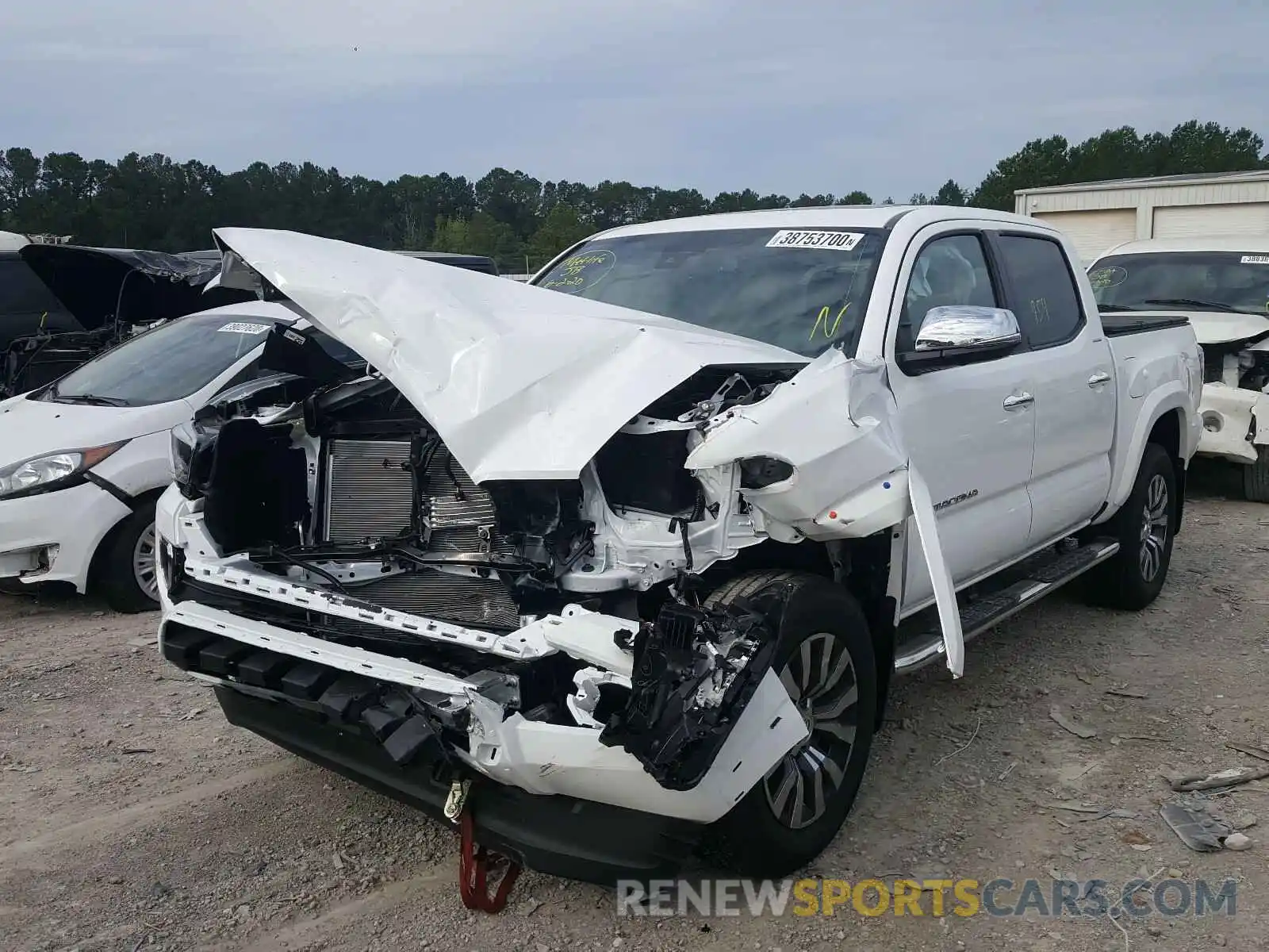 2 Photograph of a damaged car 3TMGZ5AN3LM330857 TOYOTA TACOMA 2020