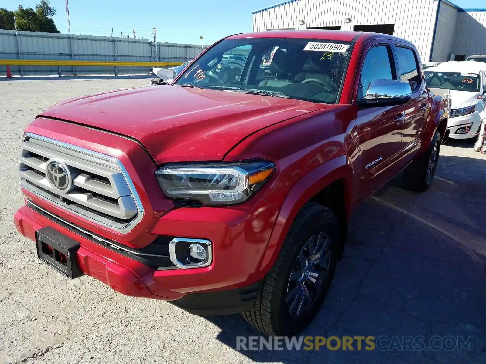 2 Photograph of a damaged car 3TMGZ5AN3LM362286 TOYOTA TACOMA 2020