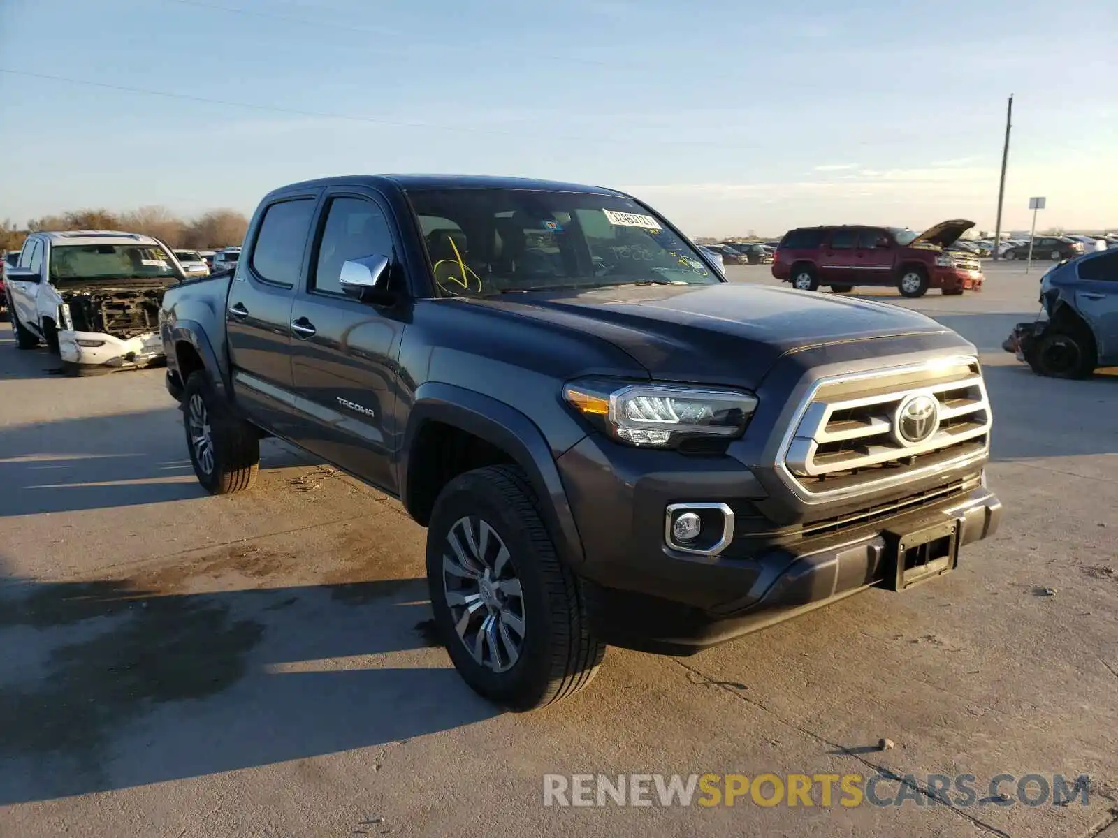 1 Photograph of a damaged car 3TMGZ5AN4LM316000 TOYOTA TACOMA 2020