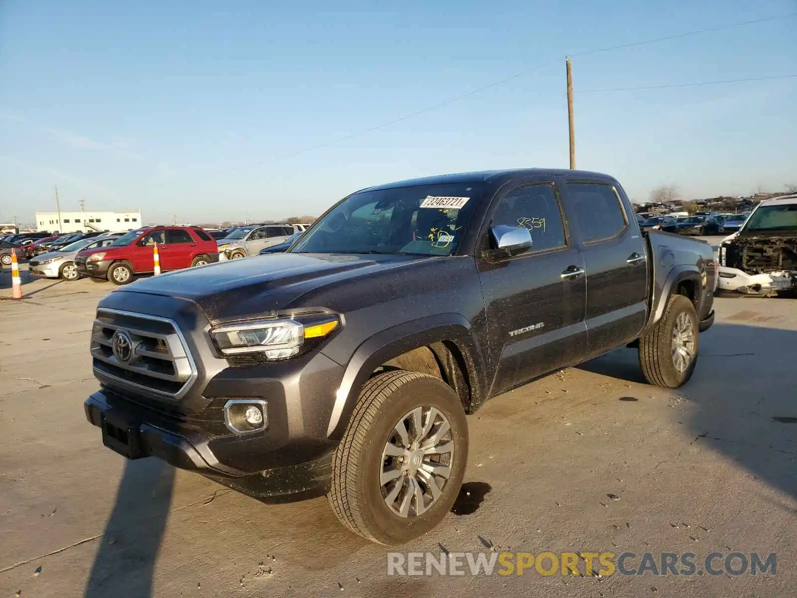 2 Photograph of a damaged car 3TMGZ5AN4LM316000 TOYOTA TACOMA 2020