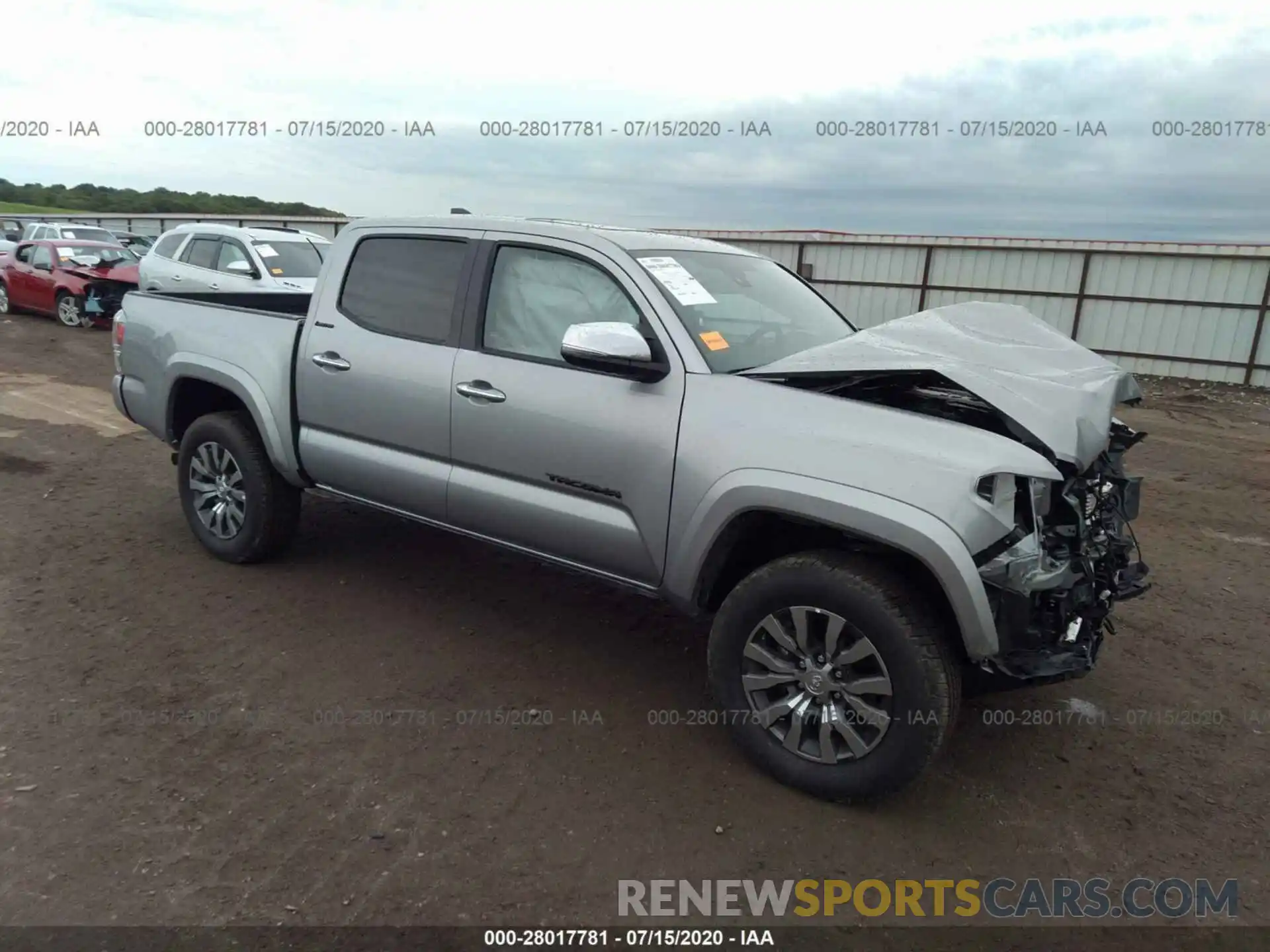 1 Photograph of a damaged car 3TMGZ5AN5LM340158 TOYOTA TACOMA 2020