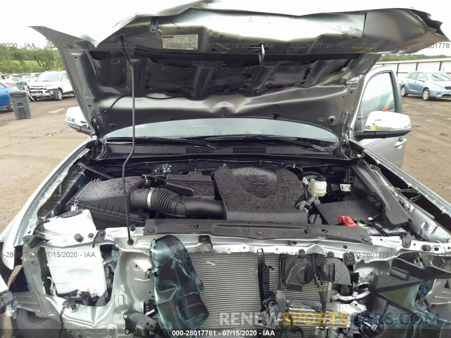 10 Photograph of a damaged car 3TMGZ5AN5LM340158 TOYOTA TACOMA 2020