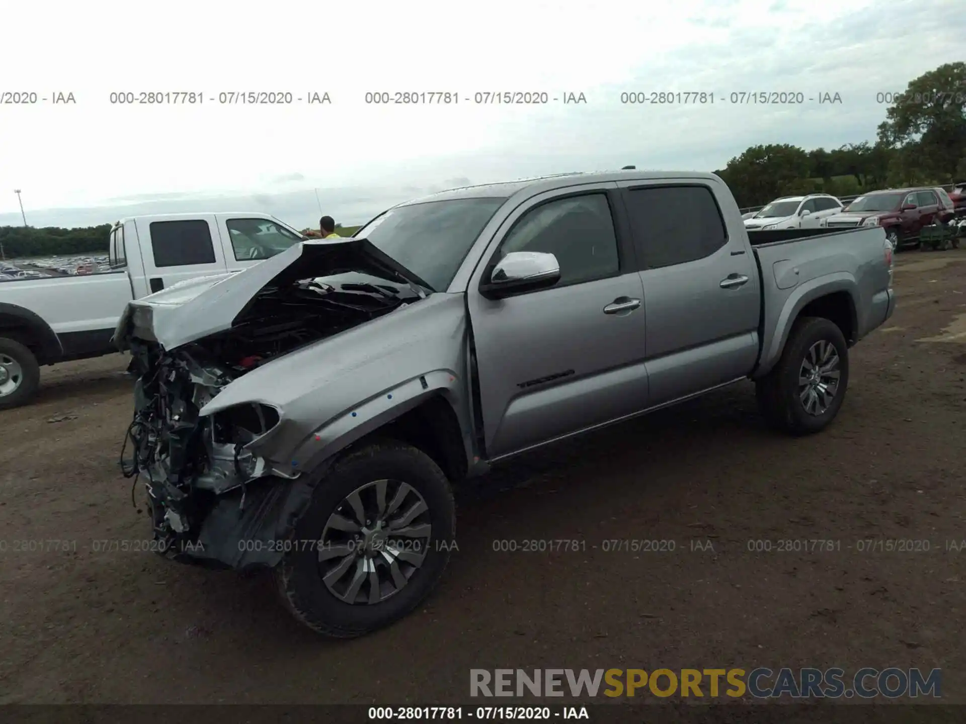 2 Photograph of a damaged car 3TMGZ5AN5LM340158 TOYOTA TACOMA 2020