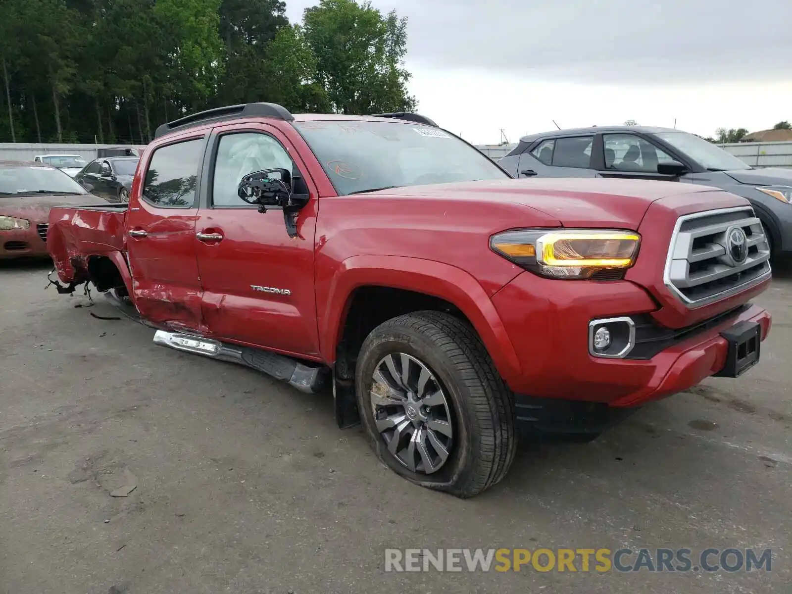 1 Photograph of a damaged car 3TMGZ5AN7LM342171 TOYOTA TACOMA 2020