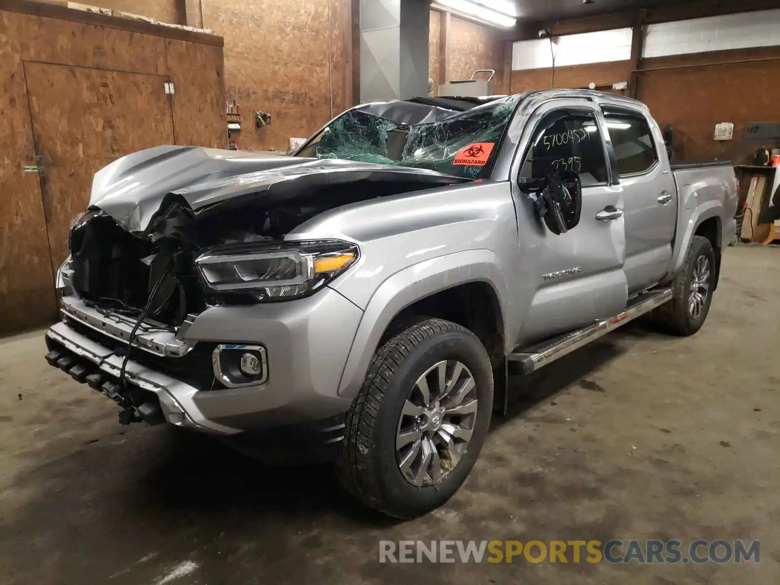 2 Photograph of a damaged car 3TMGZ5AN9LM352085 TOYOTA TACOMA 2020