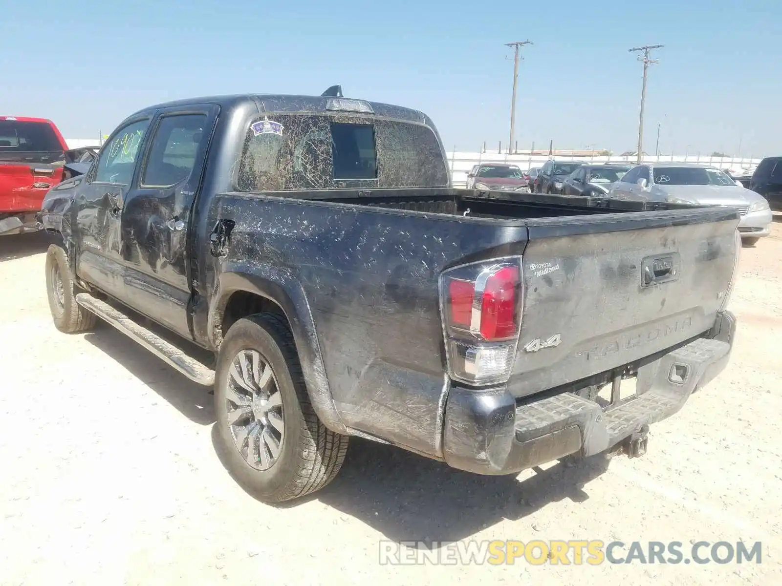 3 Photograph of a damaged car 3TMGZ5ANXLM299509 TOYOTA TACOMA 2020