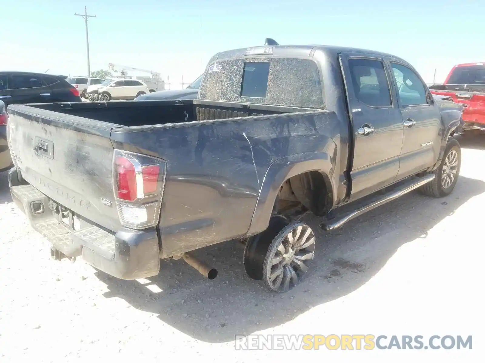 4 Photograph of a damaged car 3TMGZ5ANXLM299509 TOYOTA TACOMA 2020