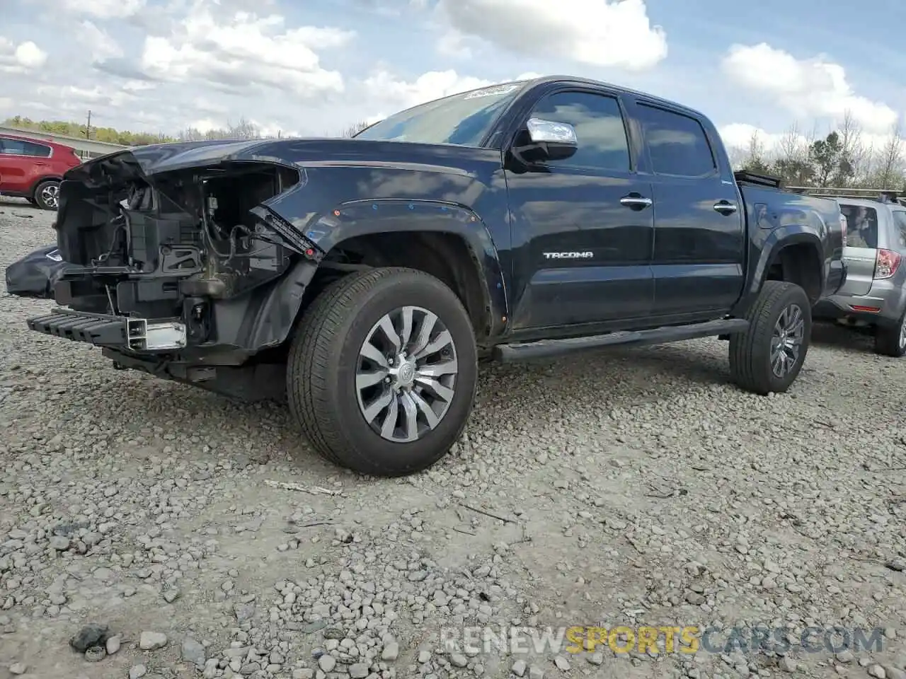 1 Photograph of a damaged car 3TMGZ5ANXLM355366 TOYOTA TACOMA 2020