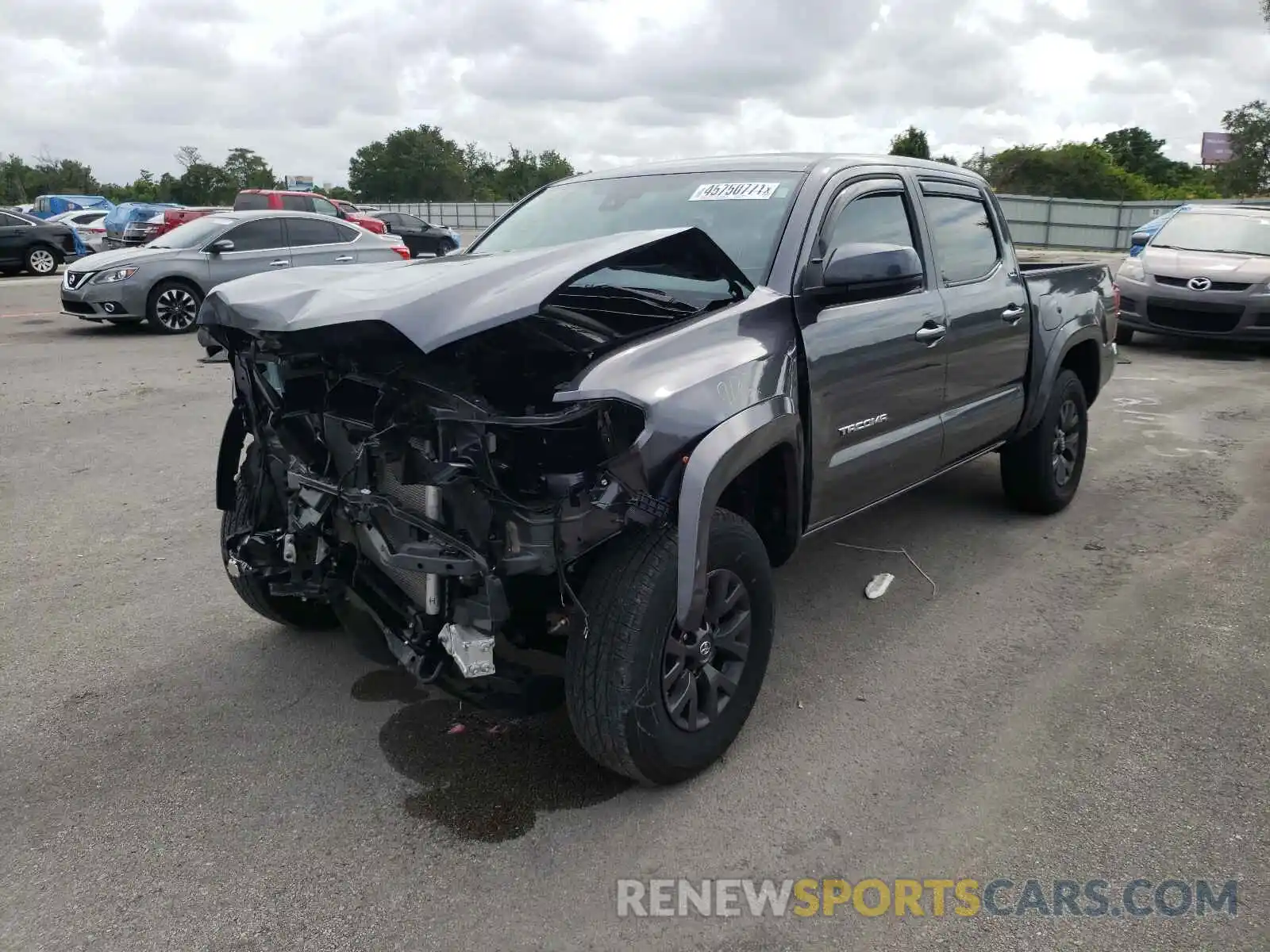 2 Photograph of a damaged car 3TYAZ5CN2LT000666 TOYOTA TACOMA 2020